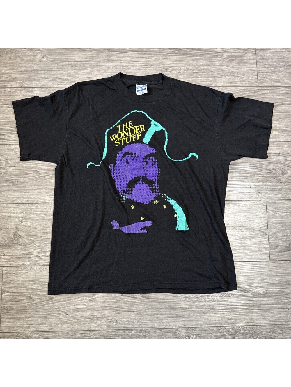 Vintage 90s The Wonderstuff Disco King Indie Rock Band T-Shirt XL Fits Like A L